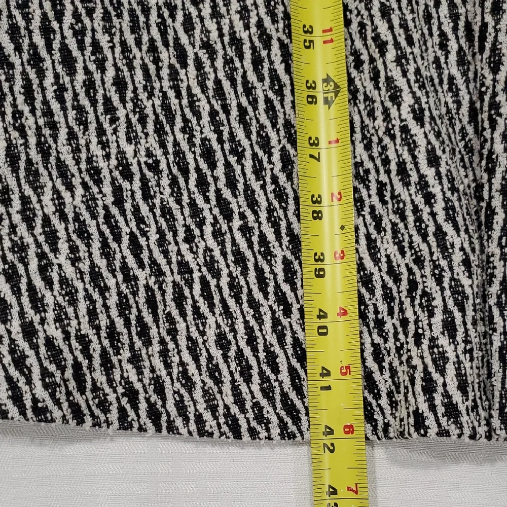 Andrew Marc Black and White Sleeveless Midi Dress - Picture 15 of 17